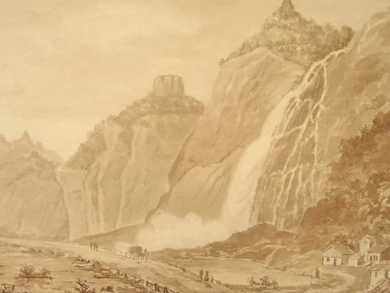 1806-Frans Nicolaas Marius Eijck van Zuylichem - Cascade de la Sallanche